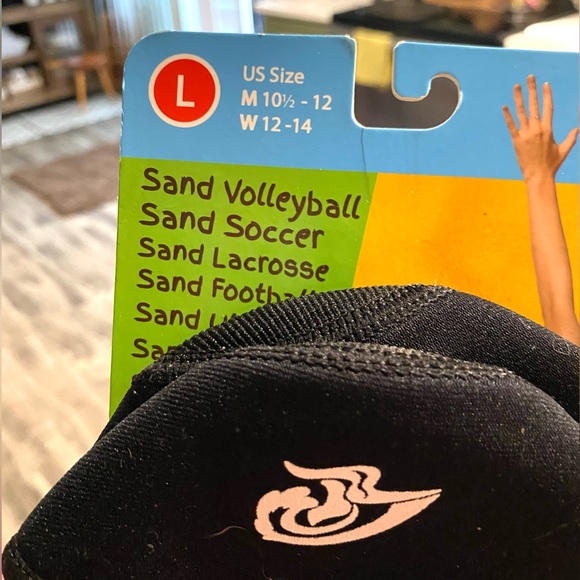 NEW Sand Socks Vincere Sprite Low-Top Black Size L - Picture 5 of 7